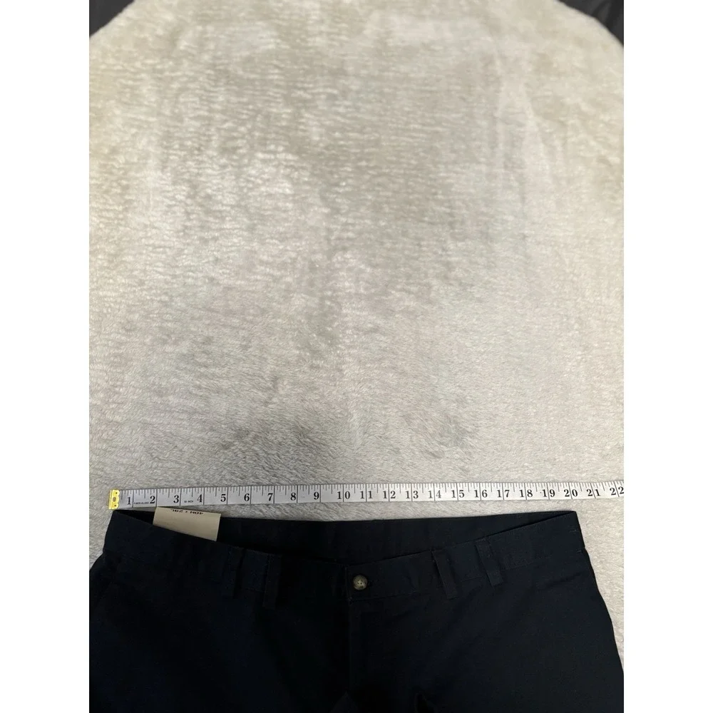 New Haggar Clothing Mens Navy Blue Straight‎ Chino Pants Size 40x29